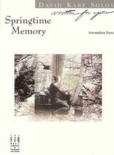 Springtime Memory piano sheet music cover